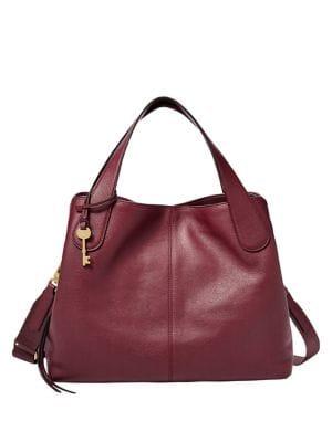 Fossil Maya Leather Satchel