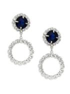 Design Lab Circle-link Double Drop Earrings
