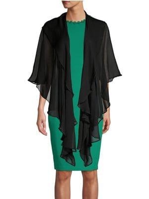 Cejon Tiered Ruffle-trimmed Wrap