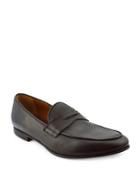 Bruno Magli Rico Penny Slot Leather Loafers