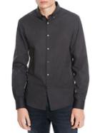 Kenneth Cole New York Slim-fit Dotted Button-down Shirt