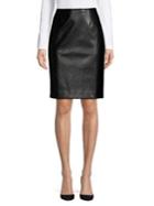 Calvin Klein Faux Leather Skirt