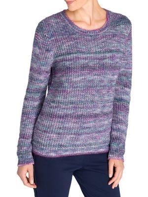 Olsen Multicolored Textured Sweater