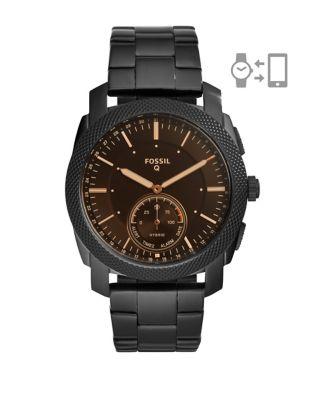 Fossil Q Machine Stainless Steel Bracelet Hybrid Smartwatch