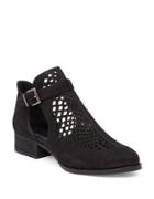 Vince Camuto Cadey Perforated Suede Ankle Strap Booties