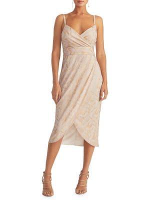 Rachel Rachel Roy Ivy Metallic Sheath Dress