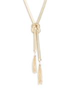 Cara Snakechain Knotted Pendant