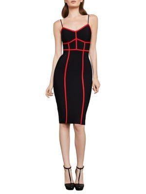 Bcbgmaxazria Two-tone Bodycon Dress