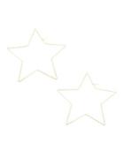 Bcbgeneration Angelo Summer Large Star Hoop Earrings