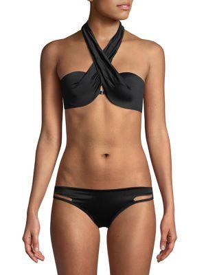 Peixoto Bella Cross Halterneck Top