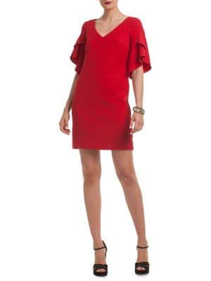 Trina Turk Rock Bell Sleeve Shift Dress