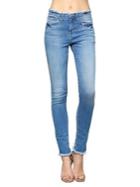 Flying Monkey Frayed Waist Skinny Jeans