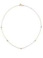 Roberto Coin 0.23 Tcw Diamond And 18k Yellow Gold Station Necklace 18in.