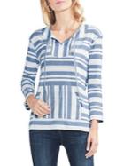 Vince Camuto Sapphire Bloom Striped Sweater