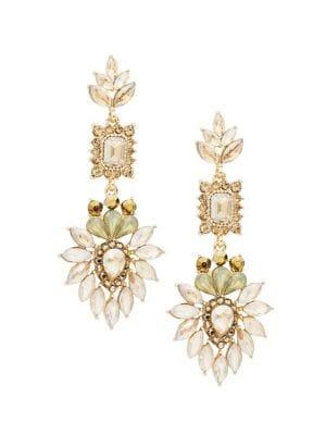 Design Lab Goldtone Cluster Earrings