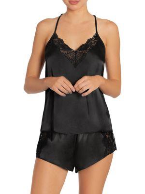 In Bloom At Last 2-piece Satin Cami Top & Shorts Set