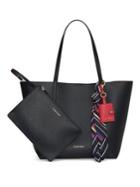 Calvin Klein Rachel Faux-leather Tote With Pouch