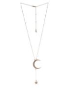 Bcbgeneration Cubic Zirconia Moon And Star Necklace