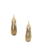 Vince Camuto Goldtone & Pave Crystal Drop Earrings