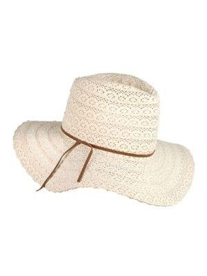 Peter Grimm Lace Wide-brim Fedora