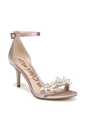 Sam Edelman Land Of Enchantment Platt Embellished Satin Sandals