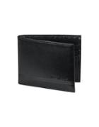 Perry Ellis Leather Bi-fold Passcase Wallet