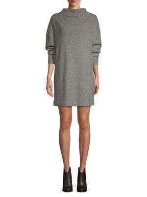 Highline Collective Funnelneck Mini Shift Dress
