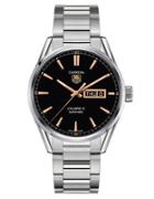 Tag Heuer Mens Carrera Stainless Steel Calibre 5 Day-date Watch