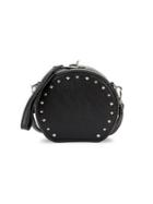 Core Life Studded Round Leather Crossbody