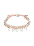 Bcbgeneration Lucky Boxed Pink Woven Adjustable Pulley Bracelet