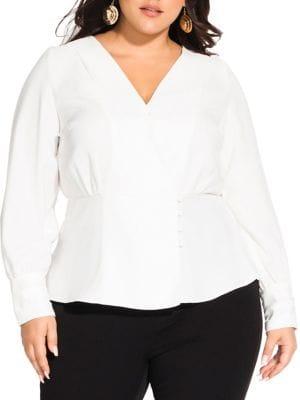 City Chic Plus Elegance Top