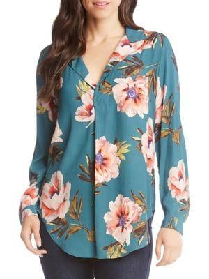 Karen Kane Classic Floral Top