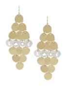 Bcbgeneration Affirmation Love Cut-out Circle Chandelier Earrings