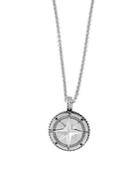 Effy Gento Sterling Silver Compass Pendant Necklace