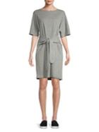 Askya French Terry Front Tie Dress