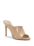 Louise Et Cie Halloway2 Patent Leather Crisscross-strap Mules