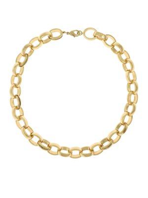 Laundry By Shelli Segal Goldtone Chain Link Necklace