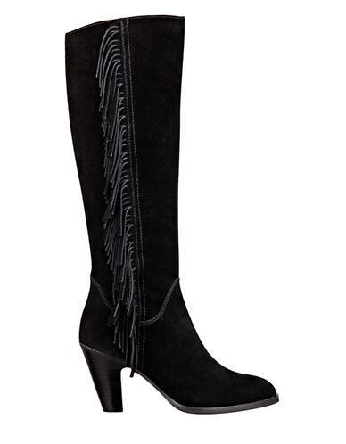 Guess Guess Suede Upper Migal Fringe Boots