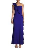 Vince Camuto One-shoulder Floor-length Gown