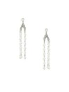 Oscar De La Renta Faux Pearl And Swarovski Crystal Drop Earrings