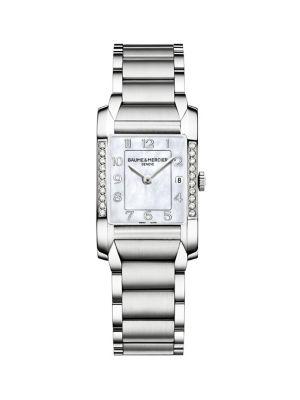 Baume & Mercier Hampton Stainless Steel & Diamond Bracelet Watch