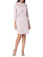 Tahari Arthur S. Levine Classic Two-piece Wrap Jacket & Knee-length Dress Set