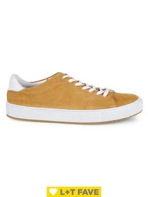 Black Brown Leather Laced Sneaker