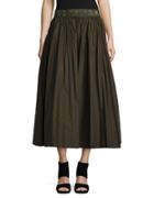 Dkny Pure Solid Pleated Skirt