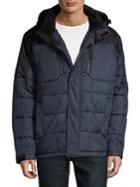 Hawke & Co Faux-shearling Collar Puffer Coat