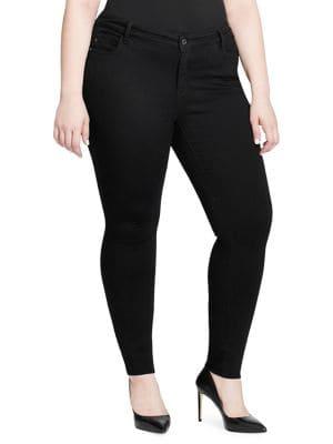 Skinny Girl Plus Mid-rise Skinny Jeans