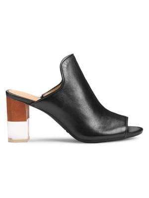 Aerosoles Birdwatch Leather & Calf Hair Slip-on Mules