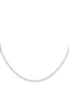 Lord & Taylor 24 Heart Link Sterling Silver Necklace
