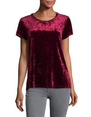 Lord & Taylor Modish Velvet Blouse
