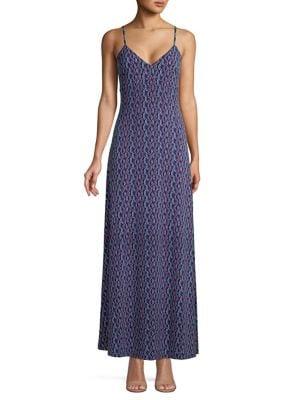 Michael Michael Kors Mosaic Maxi Slip Dress